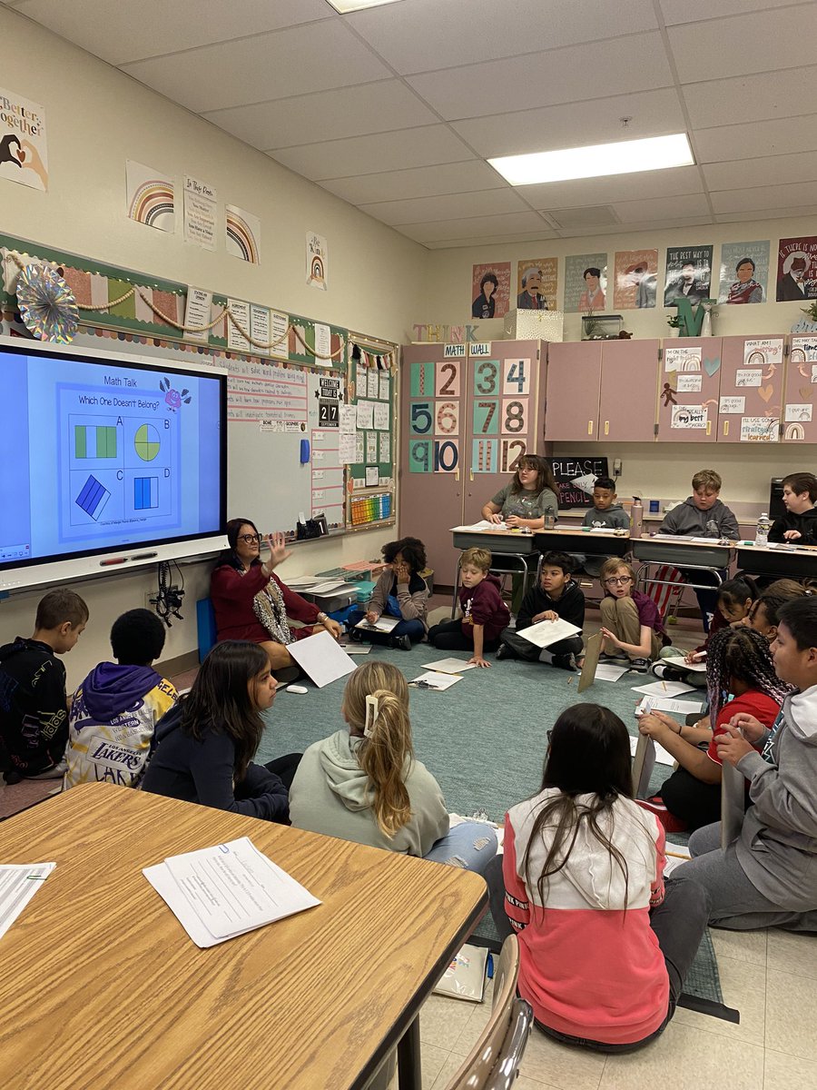 Amazing visit to see <a href="/DrAngelaSMorrow/">Dr. Angela S. Morrow</a> fill her classroom with love and learning! Her students love math! 🙌🏽 <a href="/DEDeptofEd/">DE Dept of Education</a> <a href="/RedClaySchools/">Red Clay Consolidated School District</a>