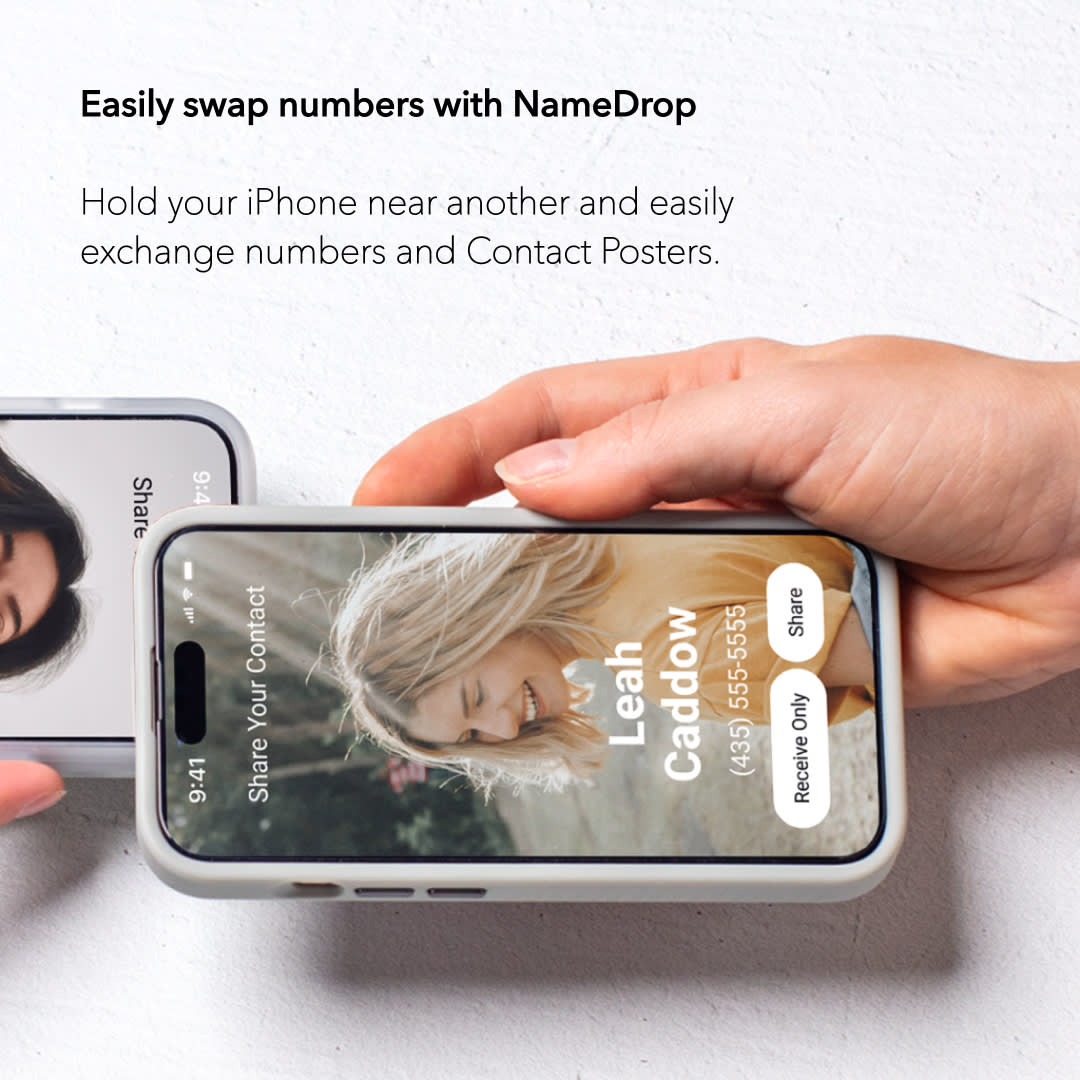 zaggrexburg's tweet photo. Let's dive into the world of iOS 17!

💁 Swap numbers and Contact Posters with NameDrop
🧑‍🎤 Create a custom Contact Poster
⏰ Get more out of your fav apps &amp; widgets with StandBy

Which are you loving most right now?

#PhoneCase #PhoneProtection #ScreenProtector #iPhone15 #ZAGG https://t.co/QBPsiWPWJ3