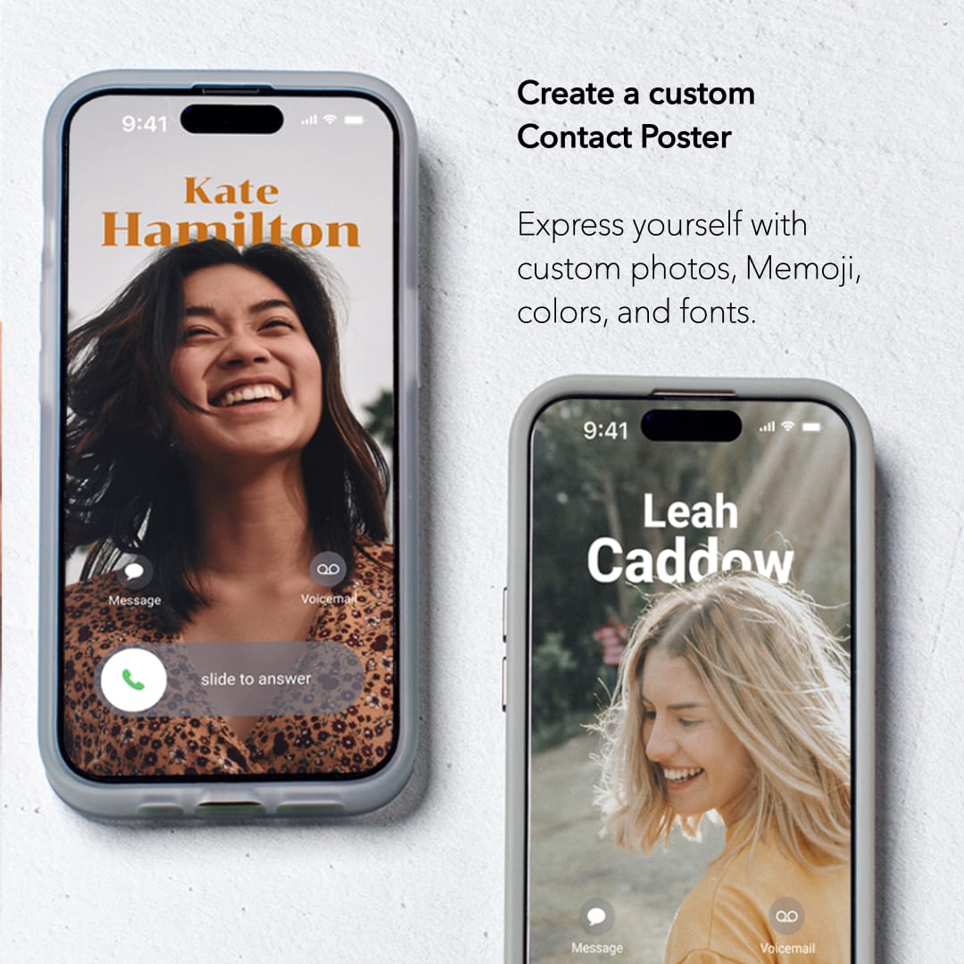 zaggrexburg's tweet photo. Let's dive into the world of iOS 17!

💁 Swap numbers and Contact Posters with NameDrop
🧑‍🎤 Create a custom Contact Poster
⏰ Get more out of your fav apps &amp; widgets with StandBy

Which are you loving most right now?

#PhoneCase #PhoneProtection #ScreenProtector #iPhone15 #ZAGG https://t.co/QBPsiWPWJ3