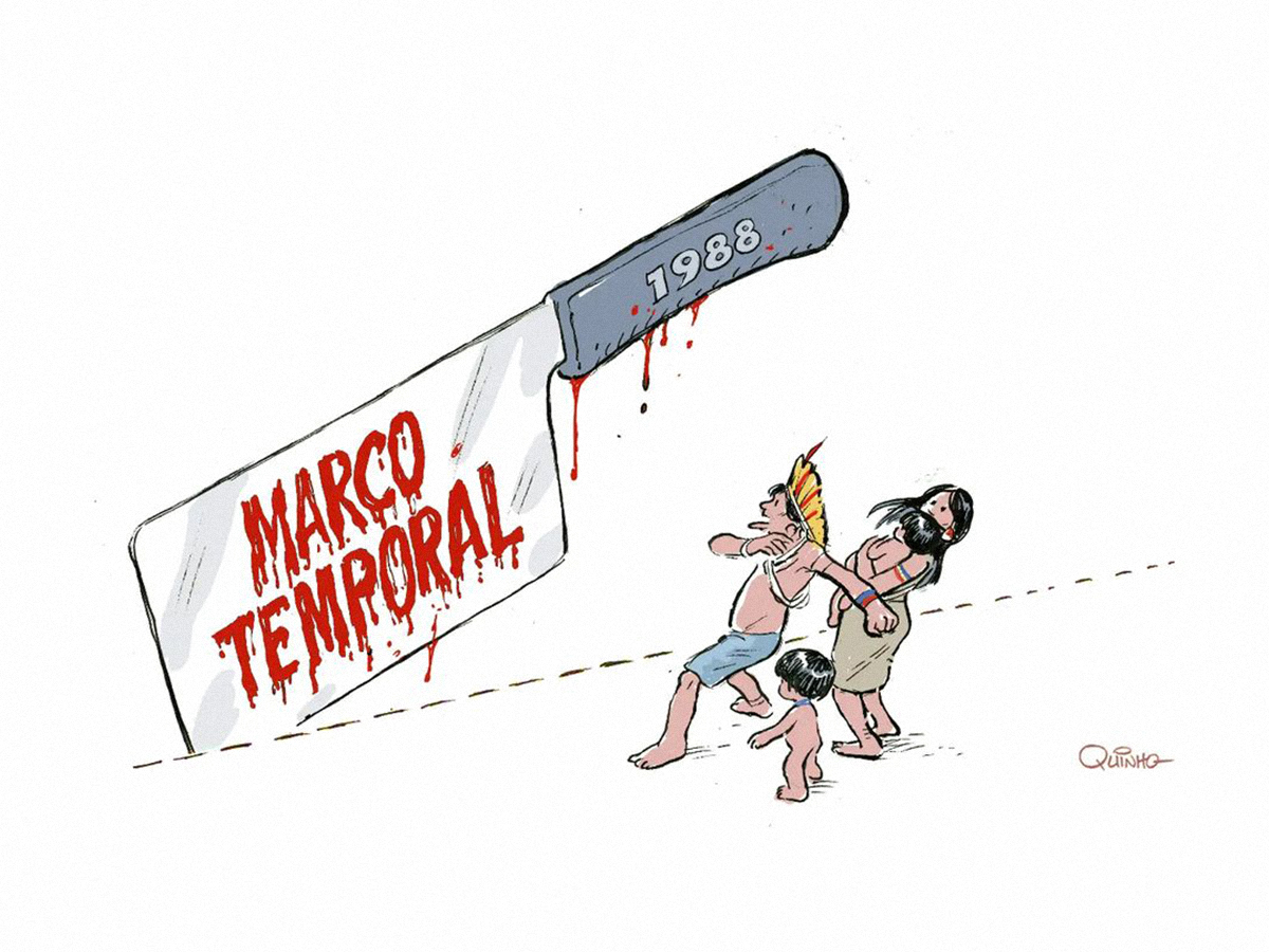 Não ao Marco Temporal! Por <a href="/QuinhoCartum/">Quinho Cartum</a>