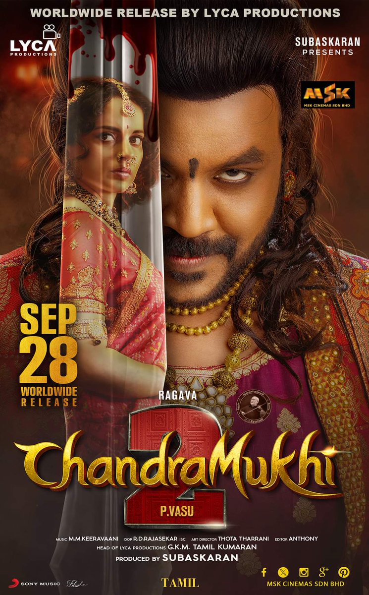 Indhran's tweet image. #Chandramukhi2 - This movie has nothing new to offer. Its kinda remake of Chandramukhi with different casts and crew.

"Enna kodumai saravana"
