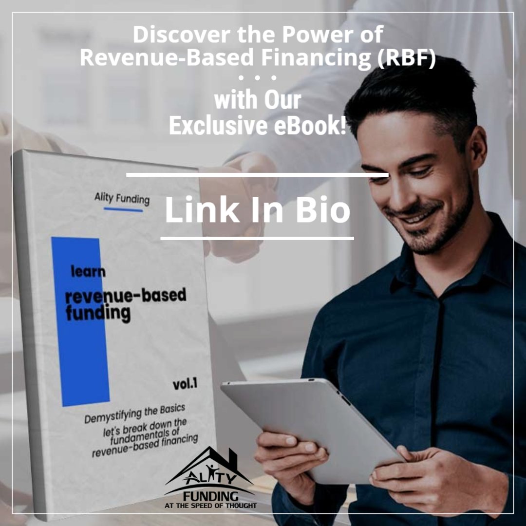 AlityFunding's tweet photo. Are you tired of jumping through hoops for traditional loans? Do you want financing that adapts to YOUR business, rather than forcing you into a one-size-fits-all mold?
Introducing Revenue-Based Financing (RBF)
📥 Download Your eBook
https://t.co/pBqvgz7bqh https://t.co/x5JzWnRygA