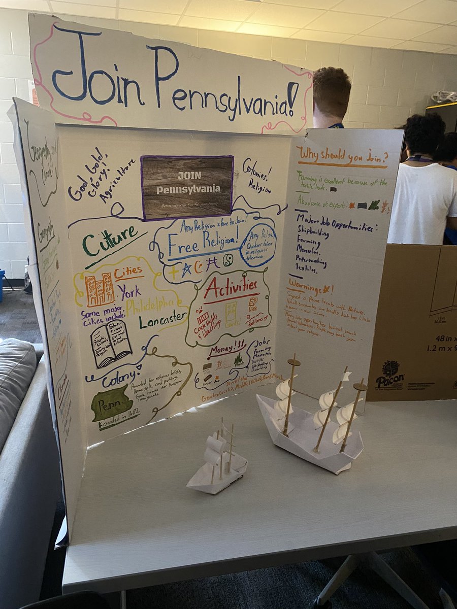Ms_Moreno8's tweet photo. A very busy day @CookRangers 🖤🤍 Enjoyed getting to see my students projects on the 13 original colonies &amp; ended the day at the volleyball game for a teacher appreciation game! #RangersTodayLeadersTomorrow #rangersgothedistance https://t.co/crxnlSDzwr