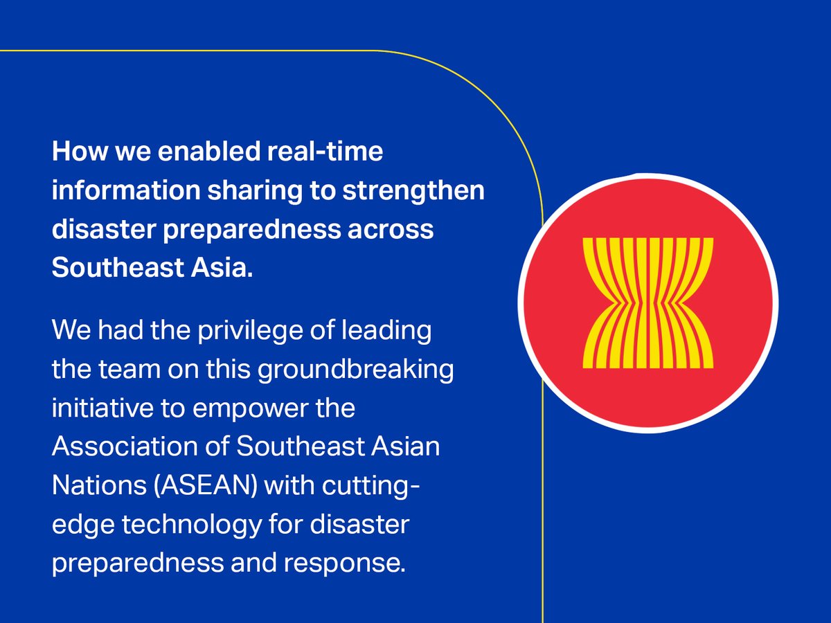 tech4humanity_'s tweet photo. @tech4humanity_ partnered with the ASEAN Secretariat and @ADB_HQ to develop an online platform and digital solutions to align regional disaster management efforts.

Find out more about how Tech 4 Humanity innovated to strengthen disaster resilience here > https://t.co/bN4EQijNBT https://t.co/kw0g34lXFm