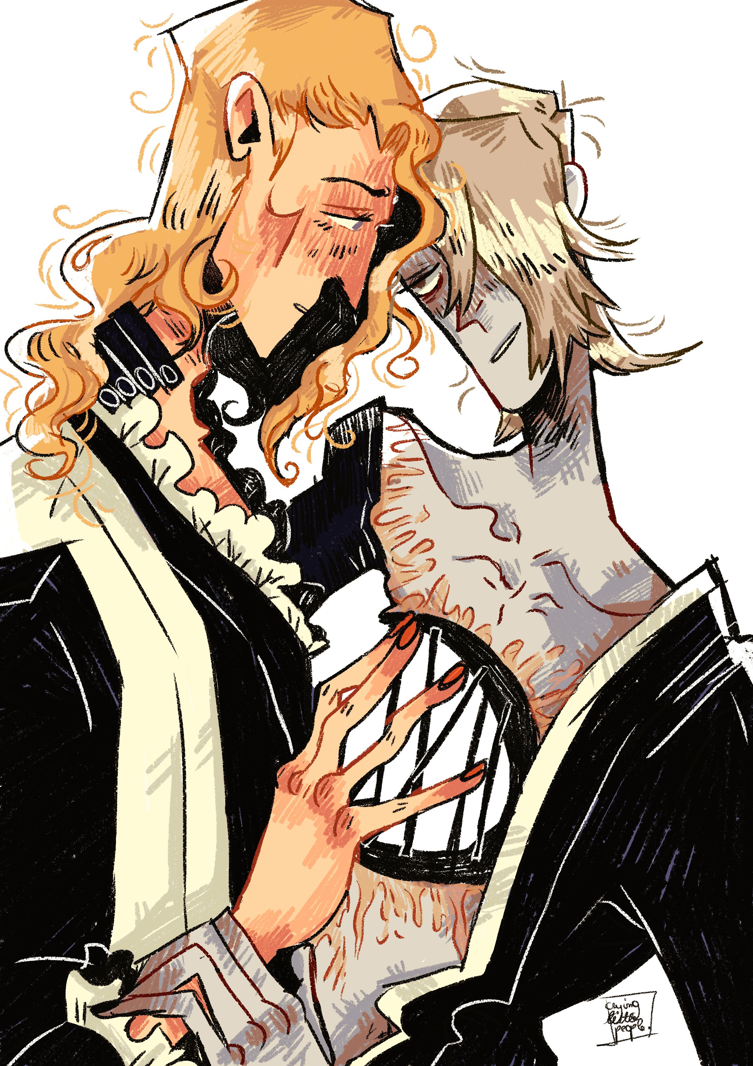Crying Little People | Fan Artist ✏ on X: "More Rose and Izuru per a  request from tumblr ♥ #bleach https://t.co/vUirS97yxe" / X