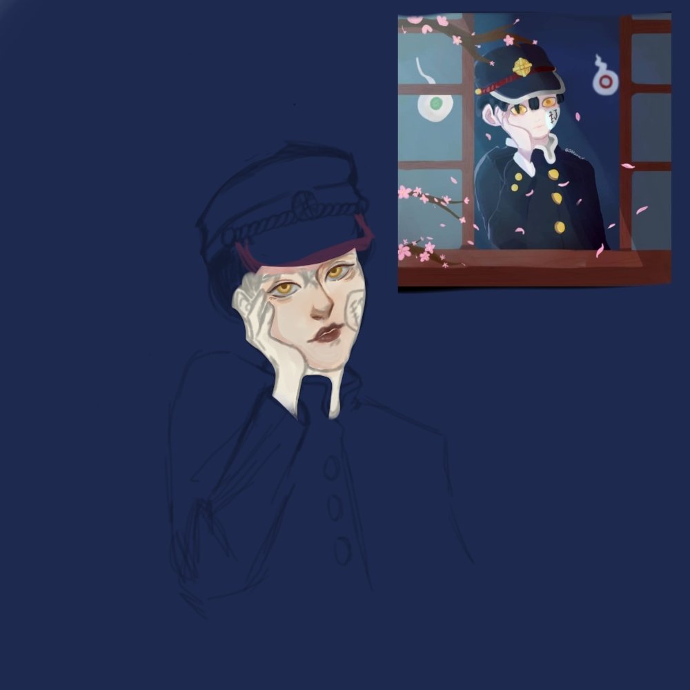 snowpardo's tweet photo. @greeONIX Eu comecei a refazer meu desenho do hanako de 2021 vs 2023 mas né ta acabando o ano e eu não termineikkkk https://t.co/B2nWdOSEng