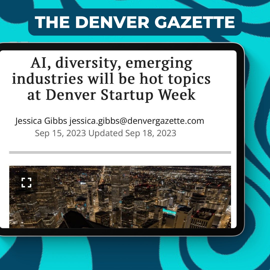 Colorado Startup Week tweet media