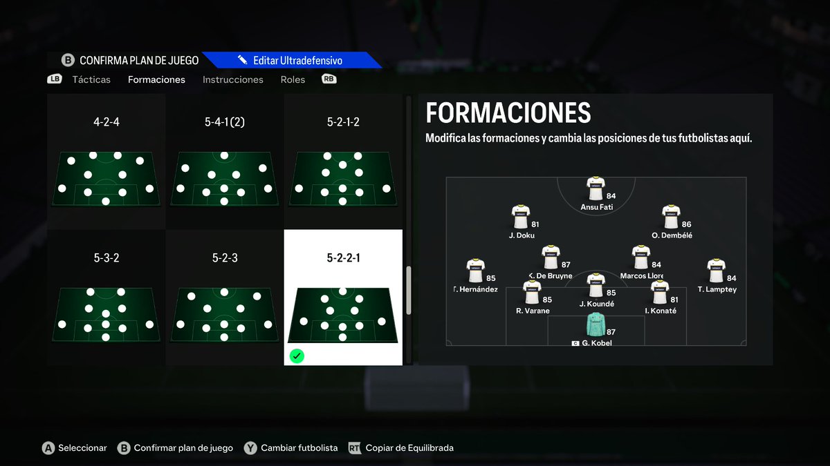 ¡LA MEJOR FORMACIÓN QUE USE EN EAFC24! | ⭐ 5-2-2-1 ⭐

Les dejo todas las instrucciones en este hilo 👇

❤️ &amp; 🔁
