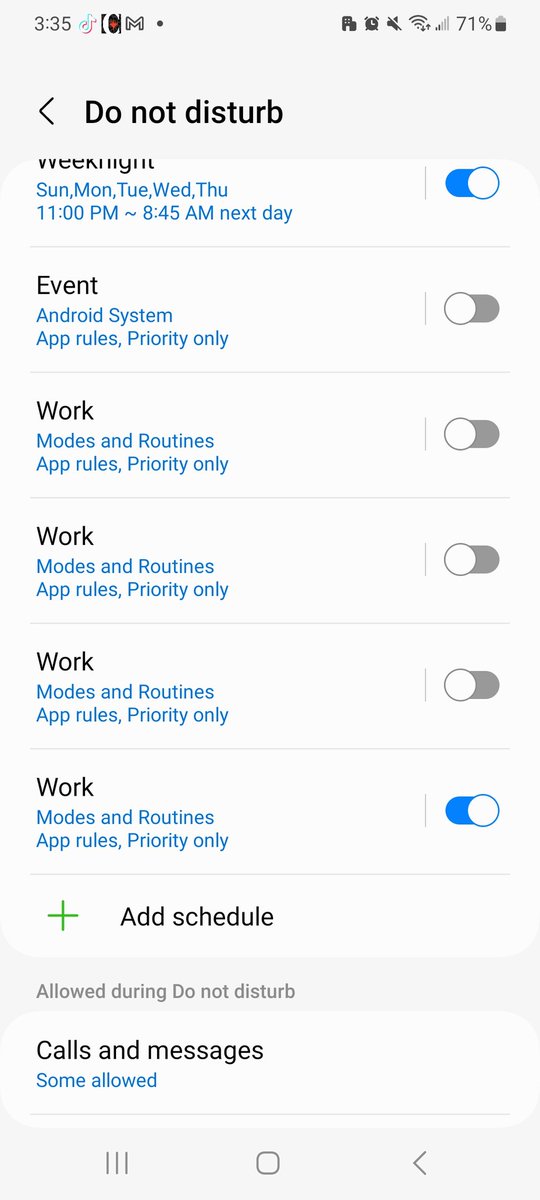I used to work in an oppressive call center where I had to have DoNotDisturb on in case I accidentally put phone back in pocket instead of locker.  Now I still randomly miss important calls even with phone in hand bc <a href="/Samsung/">Samsung Electronics</a> thinks it's ok to do this to their customers! 2nd pg!