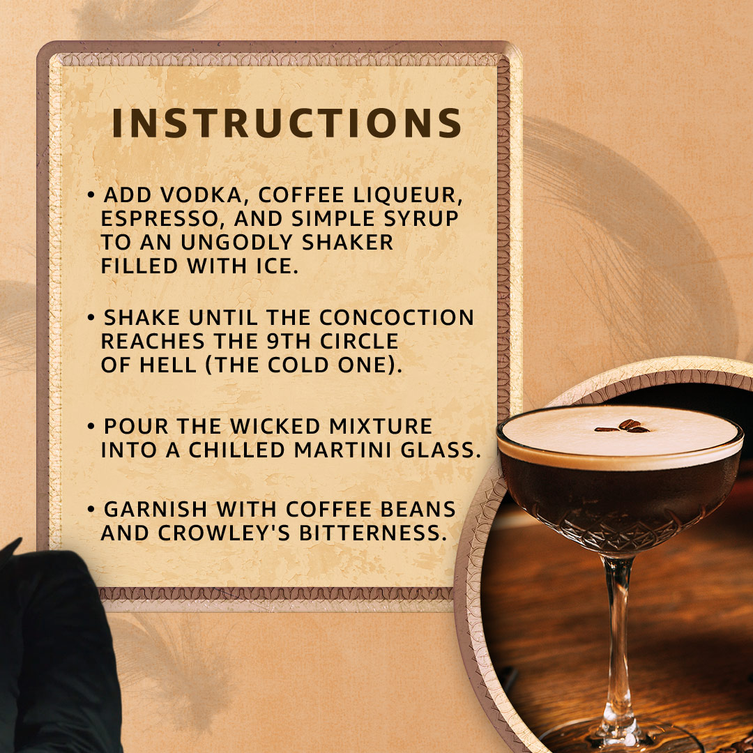 Warning: This drink was created by a demon, please adapt appropriately so the human body can tolerate it. 😈