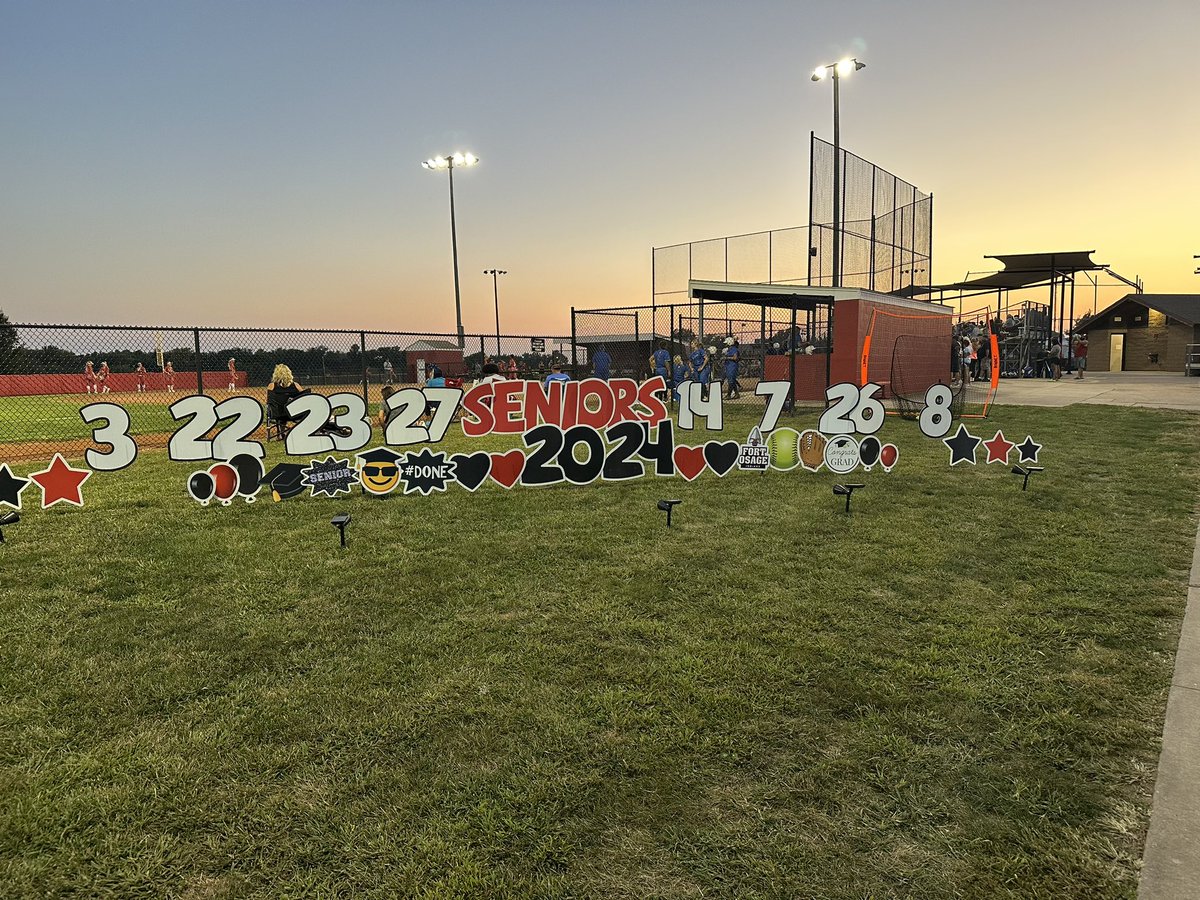 <a href="/FortOSoftball/">Fort Osage Softball</a> taking on St. Joe central in senior night under the lights. 6-3 Indians bottom of 6.
