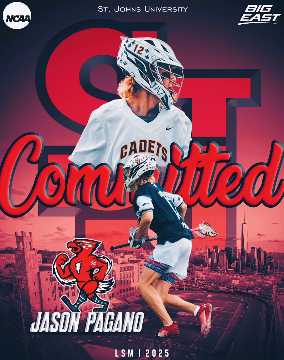 Proud to announce my commitment to further my academic and athletic career <a href="/StJohnsLax/">St. John's Lacrosse</a> thanks to my teammates, coaches and family for helping me get here. Thanks to <a href="/Justweetin12/">Justin Turri</a> and staff for believing in me. <a href="/natlaxfed/">NLF</a>
