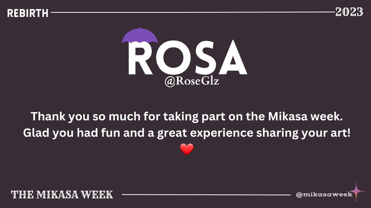 Mikasa Week (@mikasaweek) / Posts / X