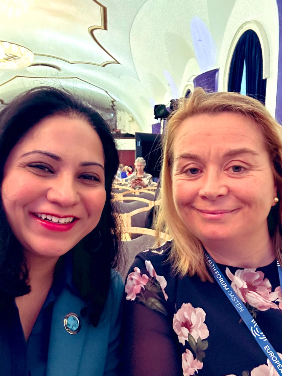 Shout out of the Nurses of Europe, majority women. Meet @SJHDoN , nurse from #Ireland she shared an example of a program that has improved nursing morale on leadership. Nurses are leaders in our health systems, we need to treat them that way! @womeninGH #EHFG2023 #NursingNow