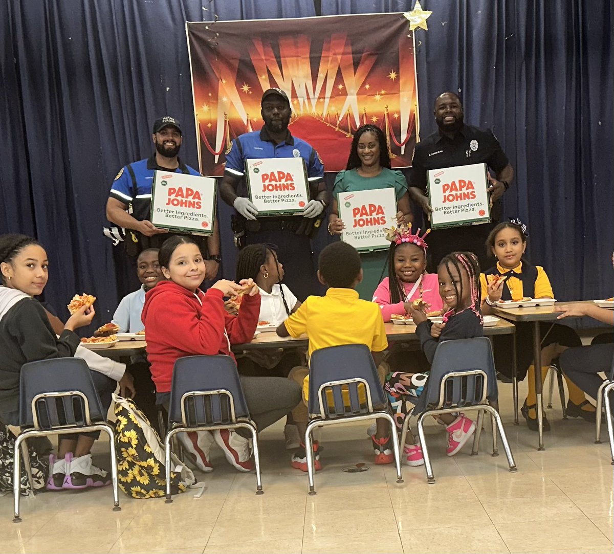 VillaOrchard's tweet photo. Check Out Our September’s Value Matter Winners! Special thanks to @MiamiPD 
(Officer LJ and Officer Robbins) for joining us for our celebration &amp; providing the pizza! 
Community in Action, We=One @SuptDotres @MjLewis13 @StdtSvcsMDCPS https://t.co/QrRfQiLHuA