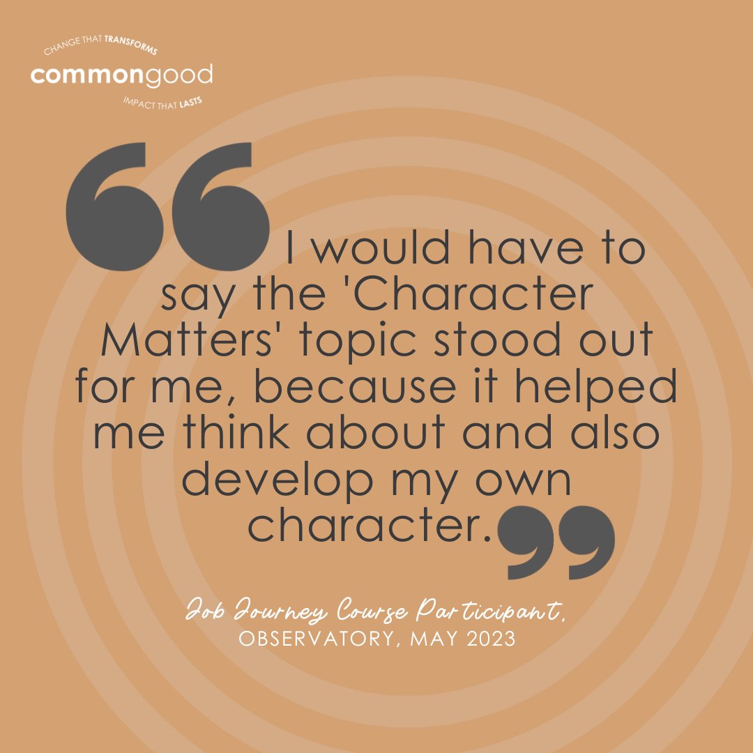 Our employment initiative's #JobJourney course character development &amp; self-awareness topics are key to our participant's success in preparing for their 1st or next job. Understanding how thoughts &amp; emotions influence circumstances is essential for living a more fulfilling life.