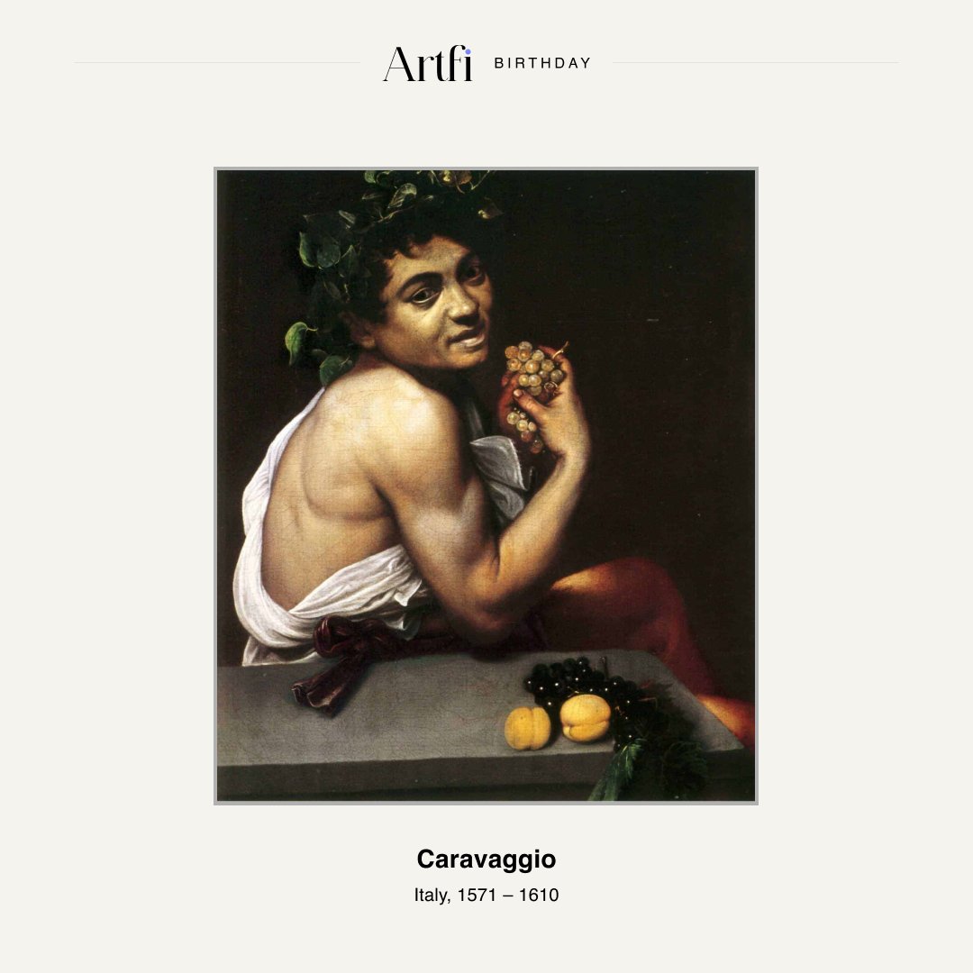 #Caravaggio, the Italian Baroque painter known for his dramatic and realistic works, was born on this day in 1571. His legacy continues to inspire and influence artists around the world.  #BaroqueArt #ItalianArt #ArtHistory