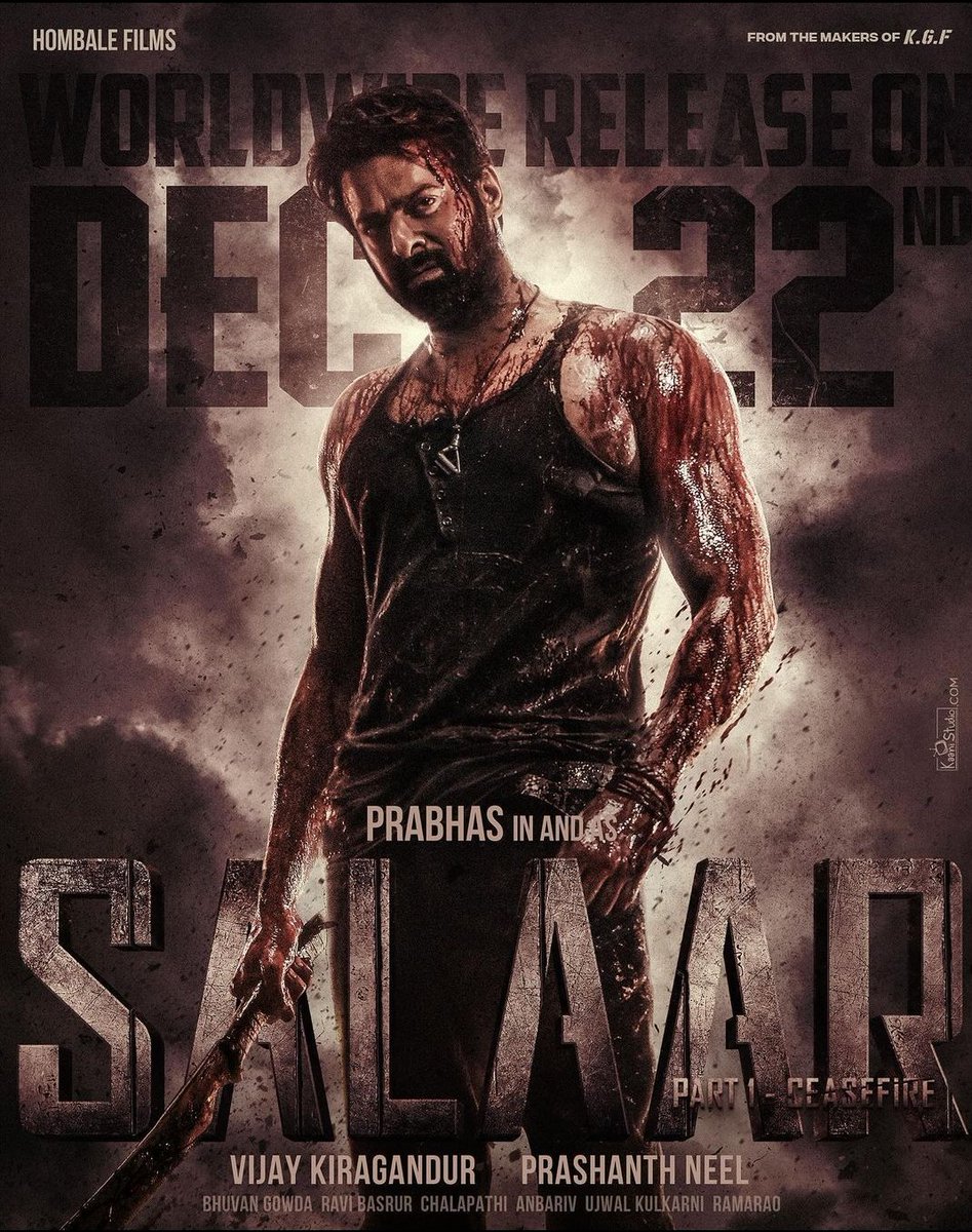 Be Ready,  if there is a Bigger Animal thats only Dinosaur..  named #SALAAR 
<a href="/PrashanthNeel2/">PrashanthNeel</a> <a href="/actorprabhas/">rakesh varma</a> <a href="/hombalefilms/">Hombale Films</a>