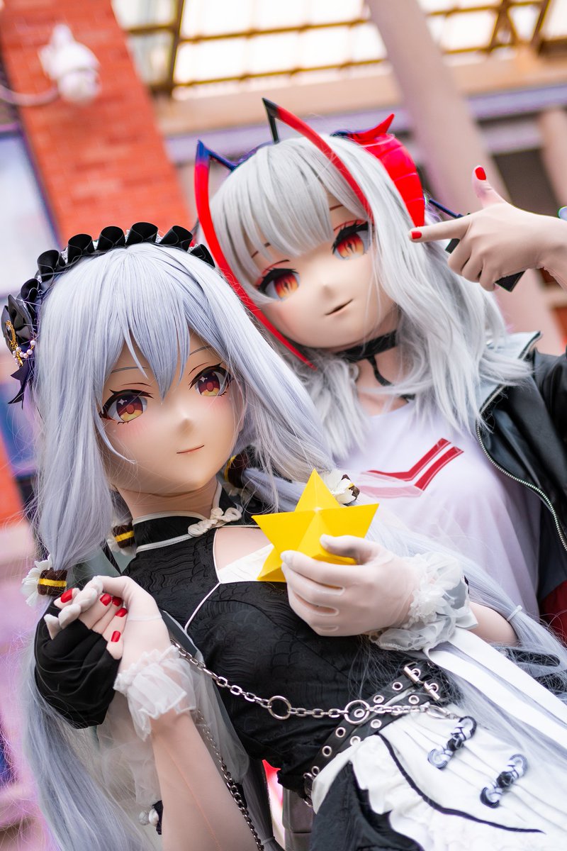 kerneldoge's tweet image. 和小伙伴一块在学校变娃啦！
一同空降校动漫社纳新现场
回头率真的百分百（
但也真的很开心～

星尘：@hdml1247063760
📷&amp;amp;后期：@jyyosa

#kigurumi