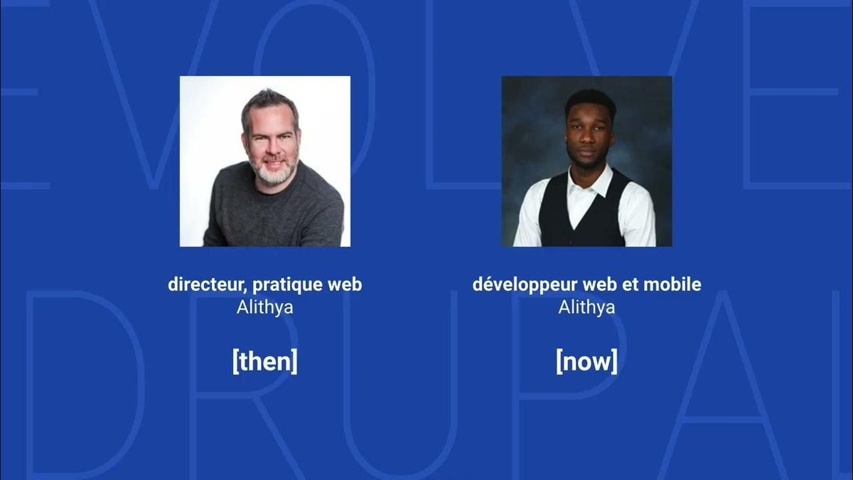 reisquarteu's tweet image. #EvolveDrupal #Montreal - Petite histoire d&apos;un développeur : youtu.be/Cnyqn-CDm0A #web