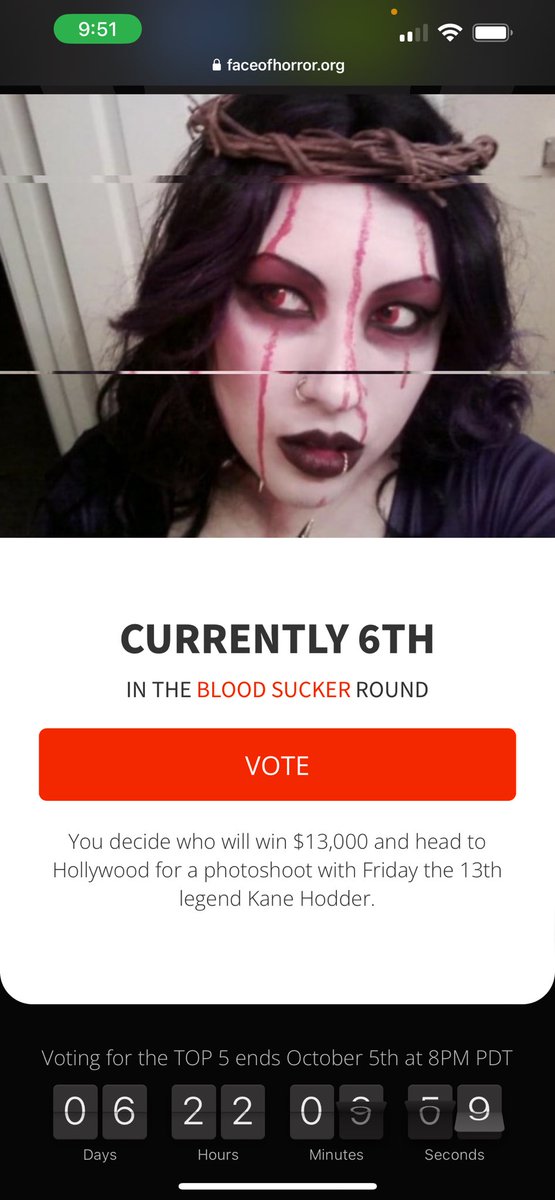 serratedgrinn's tweet photo. Let’s go!!! We flipping made it to the top 5!! Thank you so much everyone I am so blessed 🥰🥰🥰 https://t.co/Dtt4CvRHzS