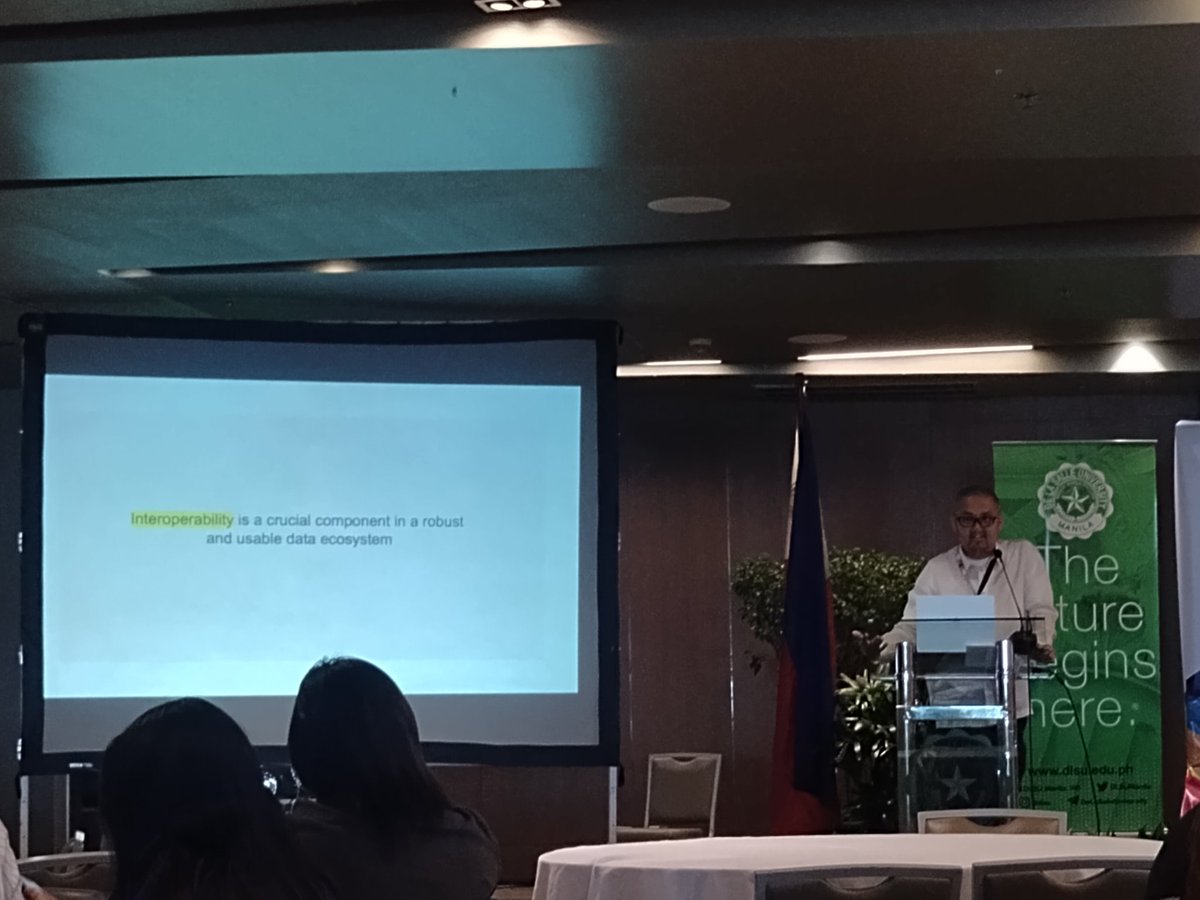 On HL7 FHIR and Open Data Standards for Big Health Data
#PhilippineDatathon2023

'For data (AI) to be useful, it needs to be interoperable, clean and clear'
- Asst Prof @philipzuniga, @Official_UPD Computer Science

#CAREph #SCOLIOSISph #TMC #DLSU #MIT #DOST #AeHIN #ADMU #UP #RUC