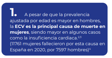 Salud CV en la mujer... ¡¡todo un reto!!