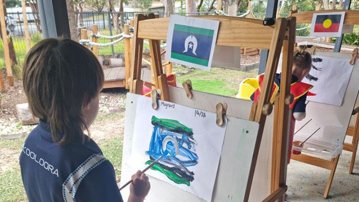 Well done to Kooloora Preschool for celebrating Aboriginal &amp; Torres Strait Islander cultures in their practice, programs &amp; environment. Teachers embed storytelling &amp; traditional language into their play-based learning model to facilitate student learning in a culturally safe way.