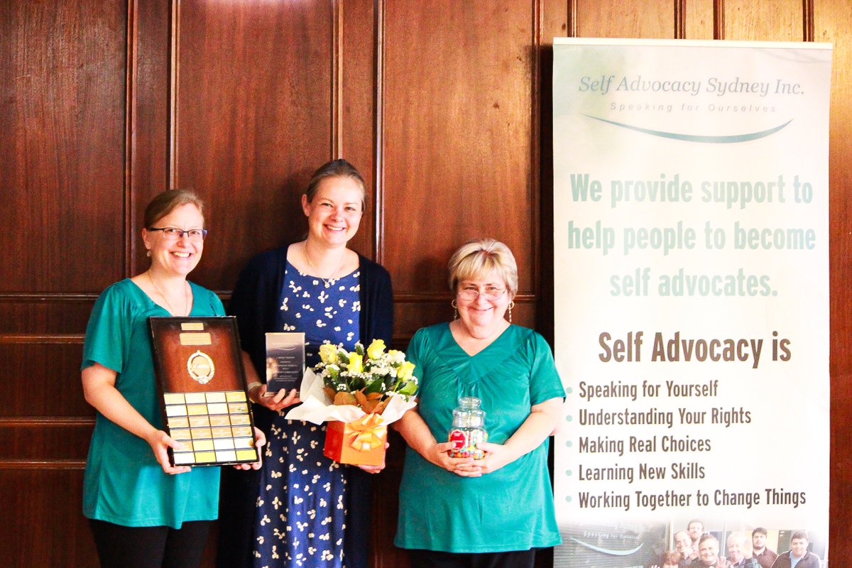 Self Advocacy Sydney Inc (SAS) (@selfadvocacysyd) on Twitter photo Congratulations to Dr Emma Palmer <a href="/emmagenetics/">(Elizabeth) Emma Palmer (she / her)</a> for winning our Jeanette Moss award at this year's #AnnualGeneralMeeting. Dr Palmer has played an important role in <a href="/GeneEQUAL/">GeneEQUAL</a> doing #inclusiveresearch, and the Jeannette Moss award recognises her outstanding work in the field. Congratulations to Dr Emma Palmer <a href="/emmagenetics/">(Elizabeth) Emma Palmer (she / her)</a> for winning our Jeanette Moss award at this year's #AnnualGeneralMeeting. Dr Palmer has played an important role in <a href="/GeneEQUAL/">GeneEQUAL</a> doing #inclusiveresearch, and the Jeannette Moss award recognises her outstanding work in the field.