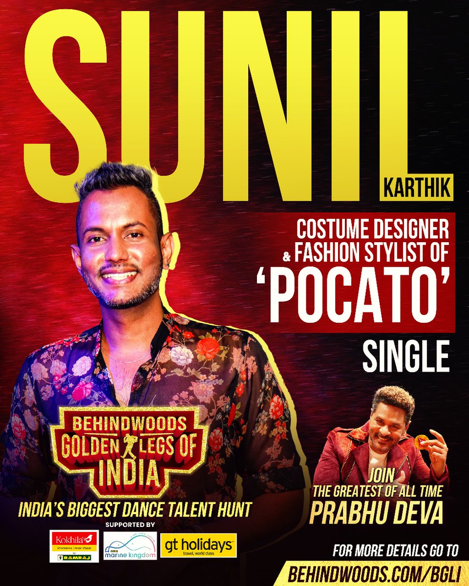 behindwoods's tweet photo. Costume Designer Of POCATO Official Single Video #SunilKarthik 🤩🔥
Get Groovy With #Pocato
🔗https://t.co/DORGVbnGQW
Join The Greatest Of All Time @PDdancing At The Behindwoods Golden Legs of India🔥
Register now: https://t.co/AJA1sYGftp
@PDdancing https://t.co/imnwymyiks