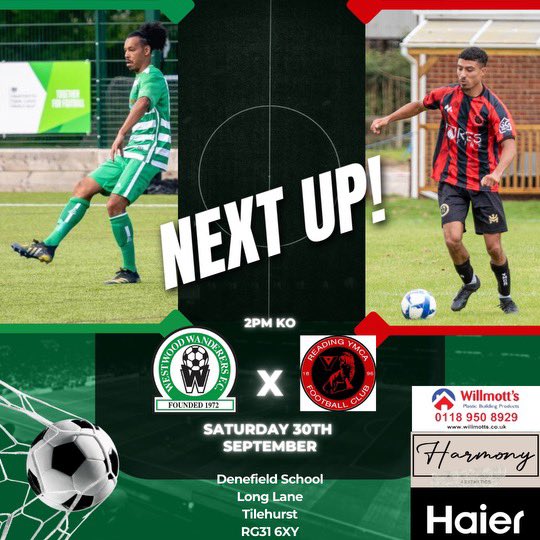 After a week off, we’re back in league action this weekend as we take on @ymca_fc at Denefield! Come down and show your support for the boys against a young, talented side as we look to extend our winning run!