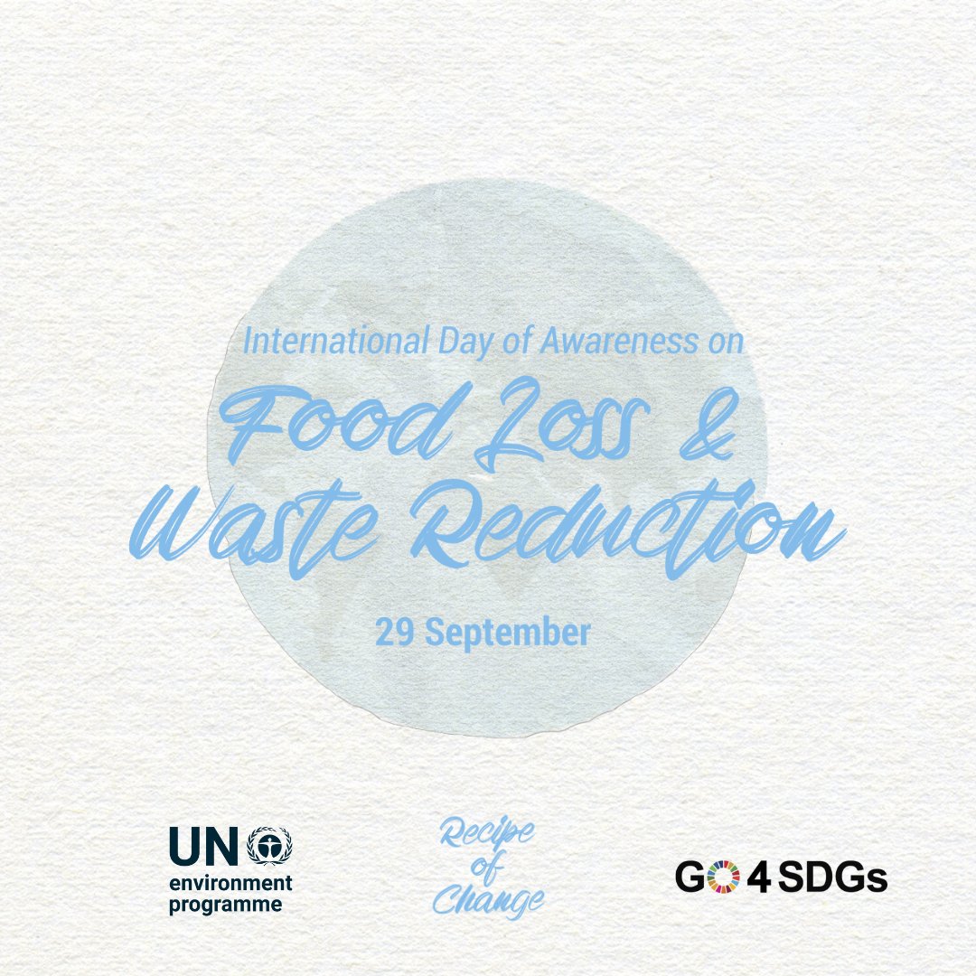 UNEP_WestAsia's tweet photo. The International #FLWDay reminds us that reducing food losses and waste is essential in a world where the number of people affected by #hunger continues to increase.
Help us stop food loss and waste for the people, and for the planet.
#RecipeOfChange #NoFoodWaste #GO4SDGS https://t.co/jAmLBdGJwh