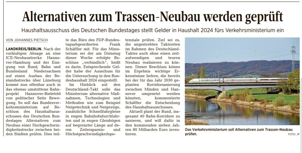 Wir können da schon eine Antwort geben: Solche Quatsch-Maßnahmen sind nicht zur Einhaltung des Deutschland-Takt und damit eines notwendigen Integralen Taktfahrplans zur Einhaltung unserer Klimaziele geeignet. Es braucht ne Neubaustrecke! Dankeschön, weitermachen!