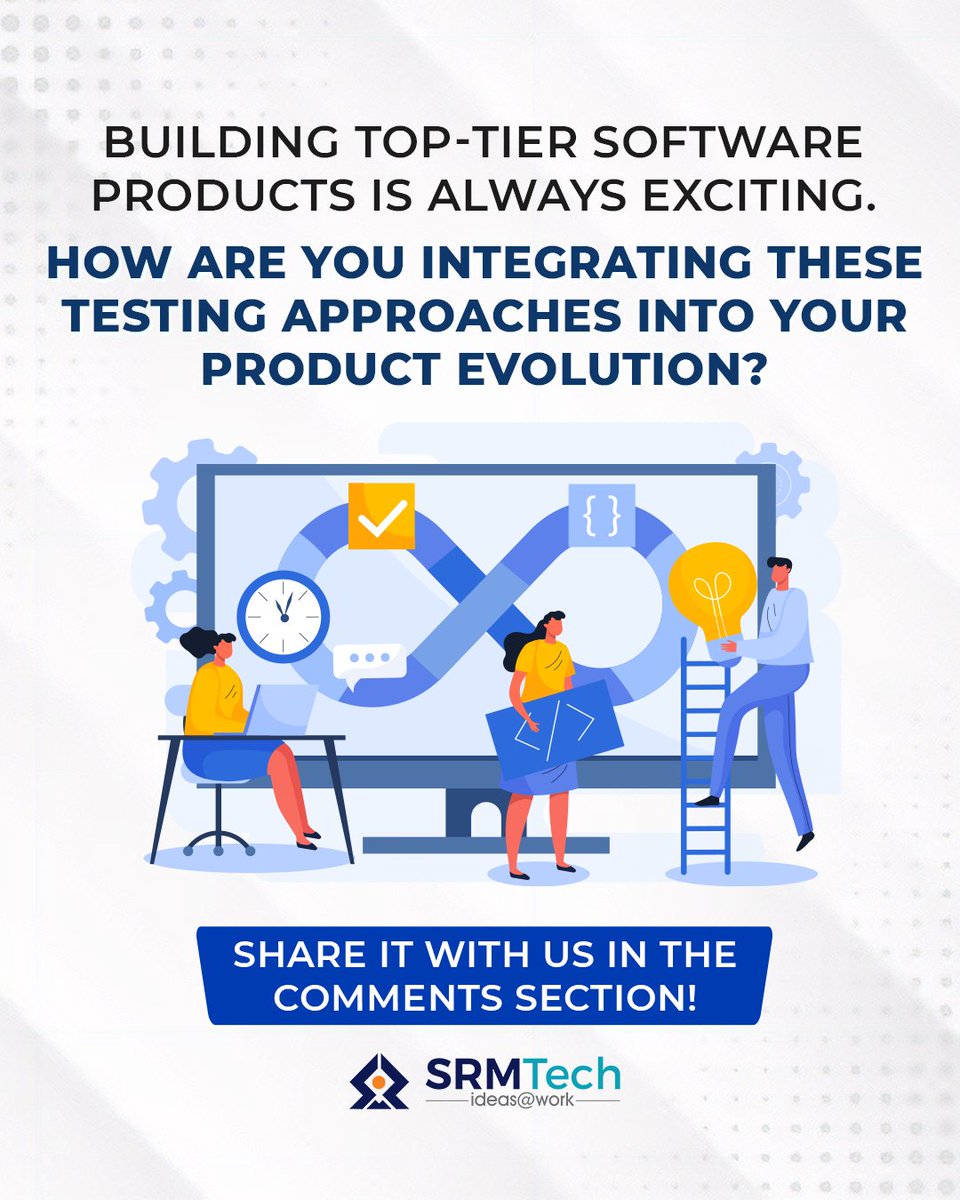 SRMTechOfficial's tweet image. In our latest primer, learn more about the two most familiar #DevOpstesting approaches widely leveraged by product teams to enhance their agile software delivery with utmost finesse in functionality, reliability and performance.
#SRMTech
2/2