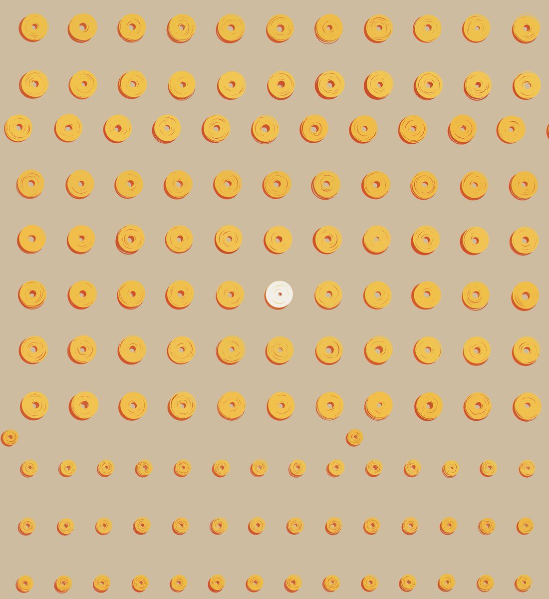 0xSimulacrum's tweet photo. Just minted QQL #263. Playful, yet meditative. Part Hobbs, part Martin, part me. https://t.co/WT3qHWzAcs