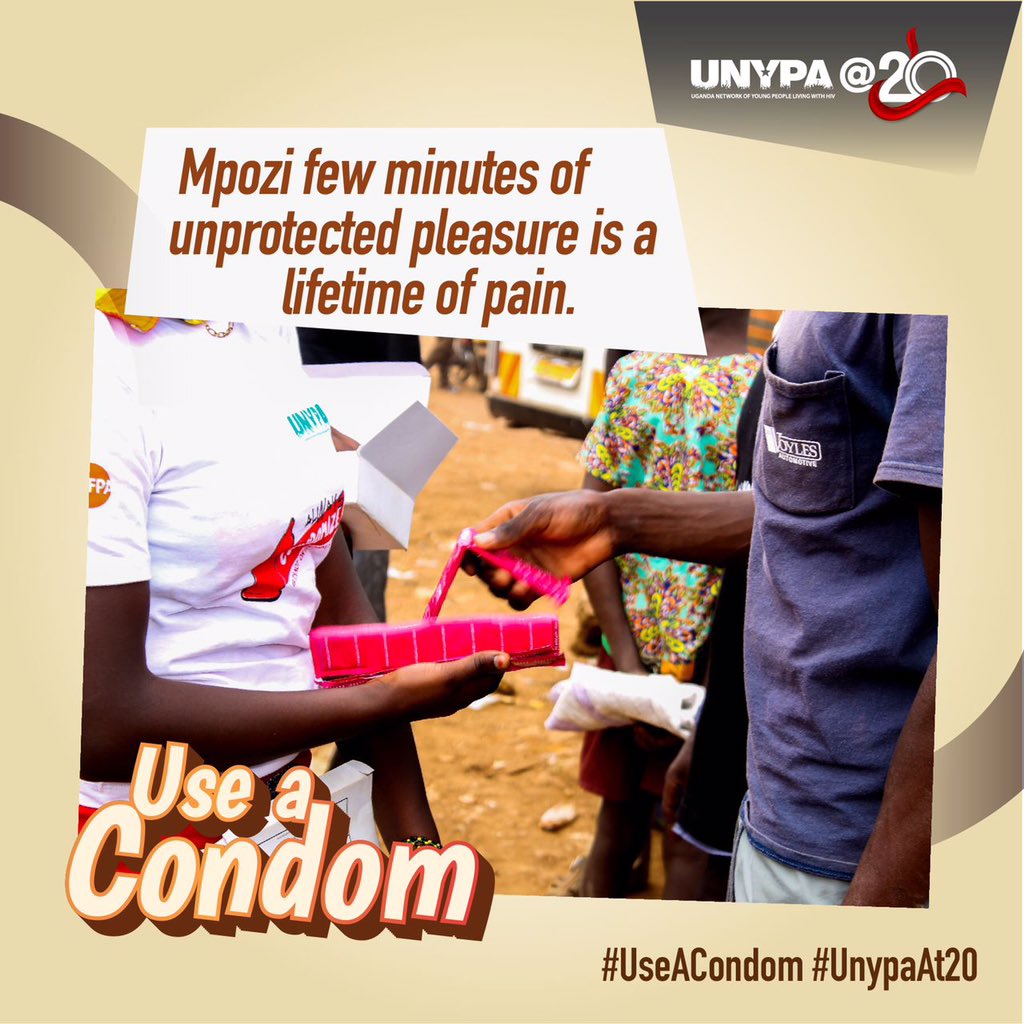 As we head into the weekend vibes.

Mpozi you said weeeeather for two kale just know that unprotected sexual pleasure is a lifetime of pain.   #UnypaAt20 #UseACondom