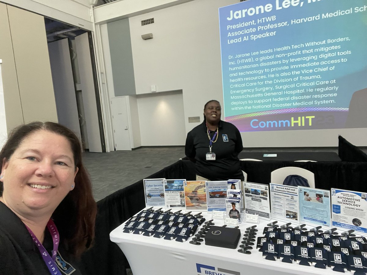 BrevardAdultEd's tweet photo. @BrevardAdultEd is ready for #CommHIT23
We even got to spend time with FLDOE Anne Everly. https://t.co/U07OLktsgf