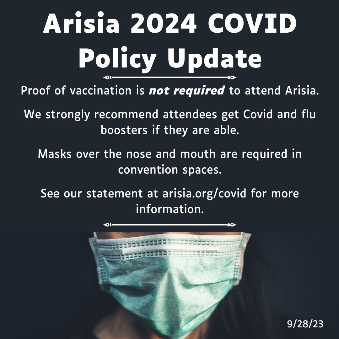 Arisia tweet media