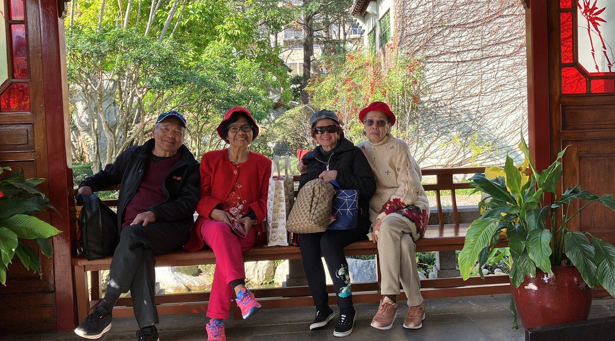 Seniors from our Social Support Group show that age is no barrier to having fun!  Outings such as this one to the Chinese Garden of Friendship provide an opportunity for social interaction and help keep our seniors active. 

#community #friendship