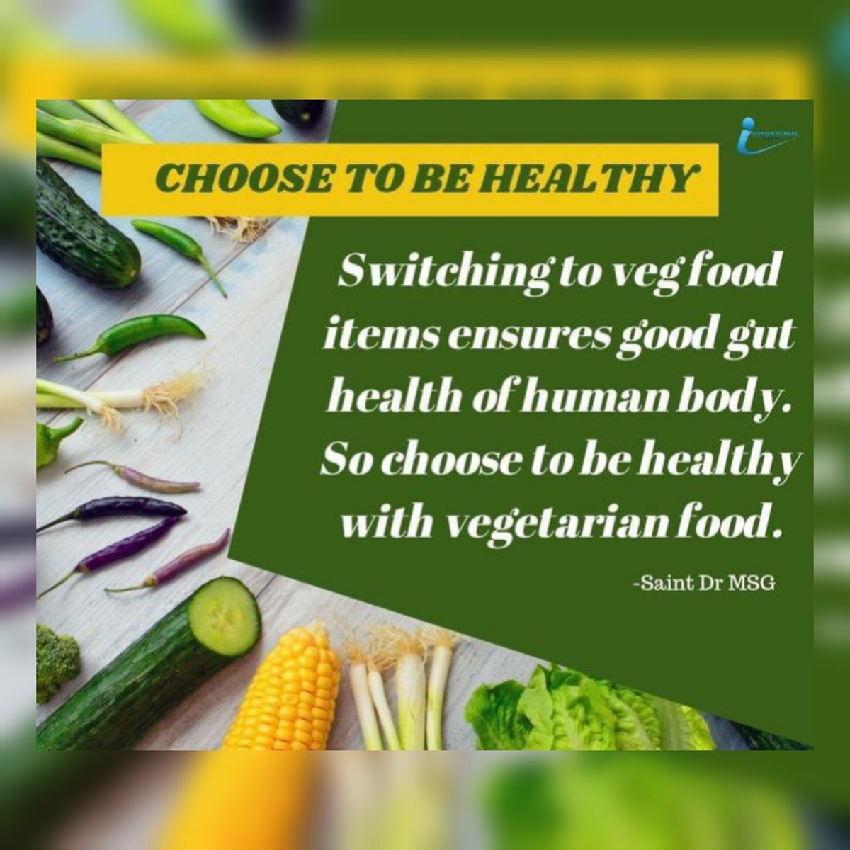 Swati___S_'s tweet photo. Saint Gurmeet Ram Rahim ji  suggests masses to adopt vegetarianism, so that we remain healthy and attain spiritual blessings. Millions have pledged to follow this Divine Character initiative and quit non-veg for healthy lifestyle.
#VegVsNonVeg 
#FridayFitness https://t.co/mAFuS7MwQt