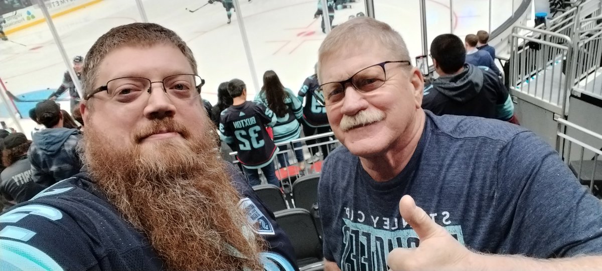 In the house with great friends to watch the <a href="/SeattleKraken/">Seattle Kraken</a> !!! Let's go Kraken 👏👏  👏👏👏