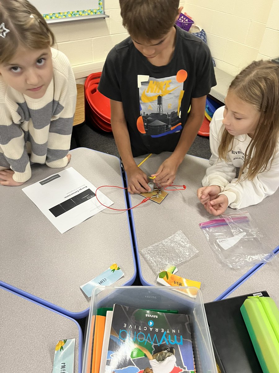 CrocillaCollins's tweet photo. In science today, we used a variety of materials to create a simple electrical system! All students were successful in creating a functional system. @CollinsSchool54 https://t.co/x7SJiBxnq6
