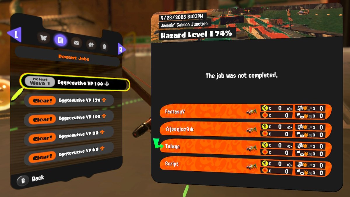 Talwyn7's tweet image. Still not sure what happened here... we won W3 and then.... THIS #Splatoon3 #NintendoSwitch