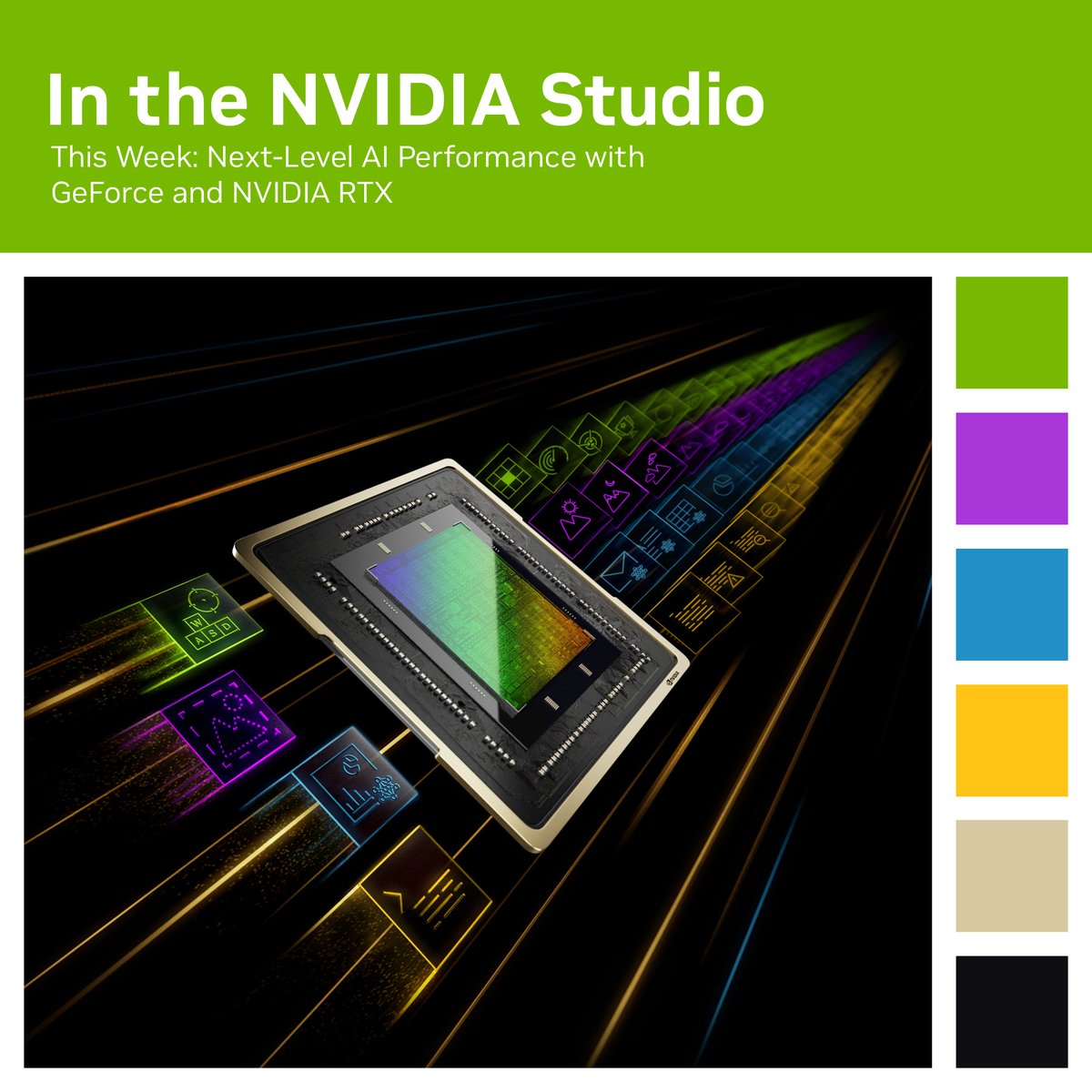 NvidiaANZ's tweet image. This week #InTheNVIDIAStudio we're diving into #AIonRTX. 🚀👨‍💻

Those with #NVIDIAStudio RTX hardware can maximize &amp;amp; accelerate creative workflows with AI.

Plus check out @victordemartrin's 3D workflow for viral videos 👉 nvda.ws/3PxDAox