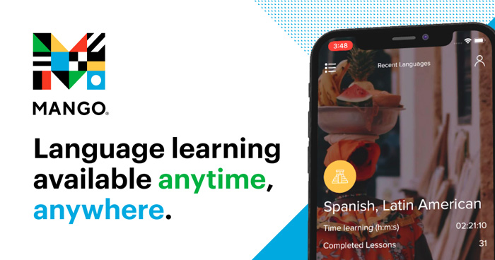 dbrl's tweet photo. Are you or your student learning a foreign language? Then you/they need @MangoLanguages! Download the free app to learn on the go--70 languages to choose from, a great supplement to school classes, and it's free with your #DBLR card! https://t.co/F2tuiRTAiZ https://t.co/TBD39n4Mu3