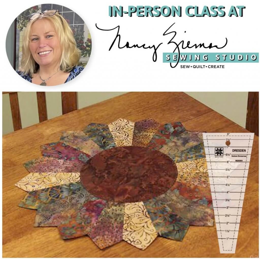 Join us for our Live In-Person Dresden Sunflower Table Mat Sewing Class with Dana Casey at the Nancy Zieman Sewing Studio in Beaver Dam, Wisconsin on Thurs., Oct. 5 at 1 p.m. Register Today at ShopNZP! shopnzp.com/store-classes-…

#NancyZiemanSewingStudio #NZPBlog #ShopNZP