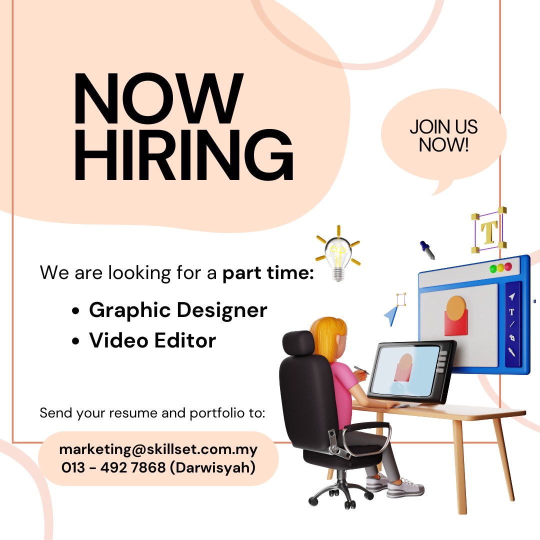 Siapa nak kerja part time / freelance? We have an opportunity for you! @haikerja @kerja_kosongMY @kerjakosong123 @MauKerjaMY @Oh_KerjaKosong @Peluangkerjaya @twtkerjakosongg @myjobvacancyy @KerjaOh @sebarkerja @twt_kerja @kerjakosong_MY_ @empayarkerjaya @Jobkerjaya