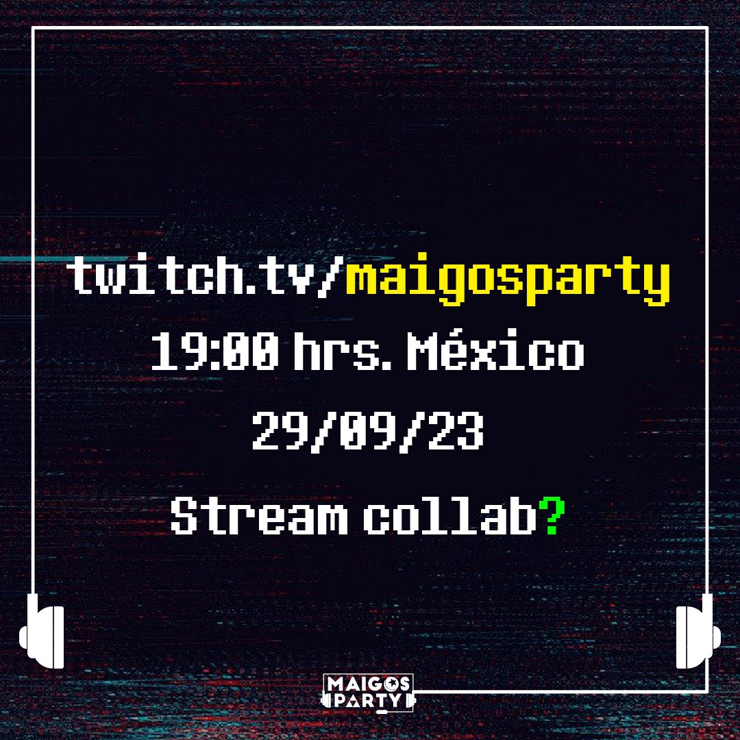 MaigosParty's tweet photo. 29 de Septiembre 19:30 hrs.
https://t.co/0DIvLhSgDo
https://t.co/0DIvLhSgDo
https://t.co/0DIvLhSgDo
#stream #twitch #Colllab https://t.co/Cybj2grRqw