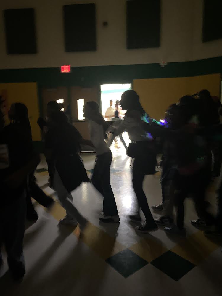 MrsCFButler's tweet photo. Our students know how to have a good time and all in fun. At one point we even created a CongoLine. Now I’m exhausted! #InnerState24 #BEARingGreatness My admin team worked together & showed out Grateful to be working with @mrclementedu @LitCoachWehrman DJ Coleman & Mr. Colding💯 https://t.co/5LYDIORHeC