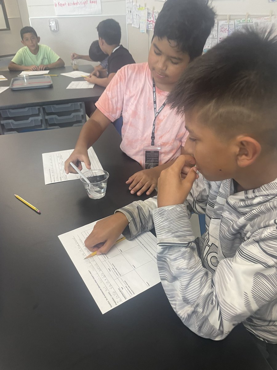 CrystalMoreno83's tweet photo. Today my students discovered what it means for a substance to be soluble in water. They love using our collaborative lab space and enjoy learning through investigations. #todayatcces
@comalcreekes @EmilyLoftin4 @Carly41595 https://t.co/XTwEzfGqvA